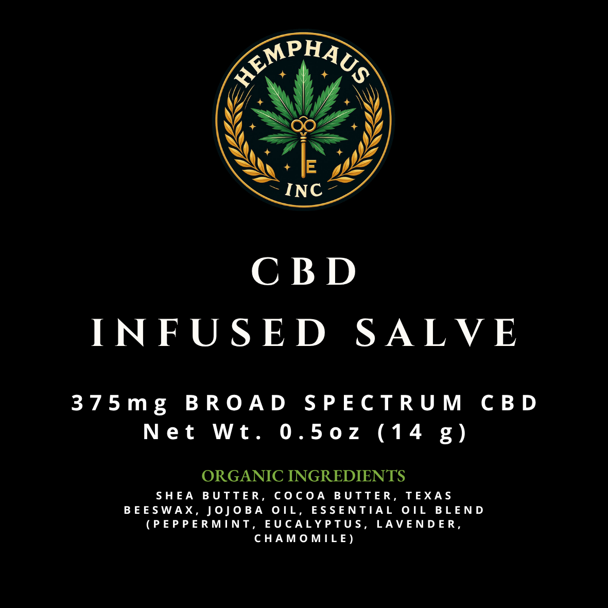 HempHaus 375mg CBD Infused Salve