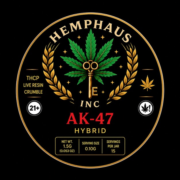 HempHaus THCP Live Resin Crumble — AK-47