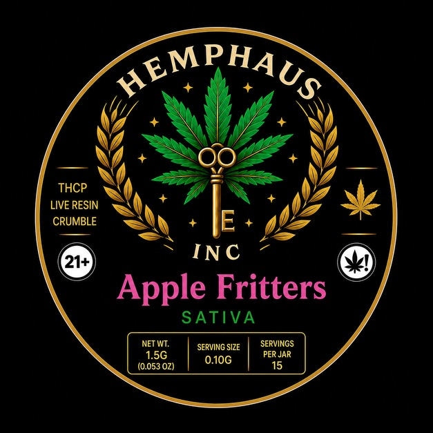 HempHaus THCP Live Resin Crumble — Apple Fritters