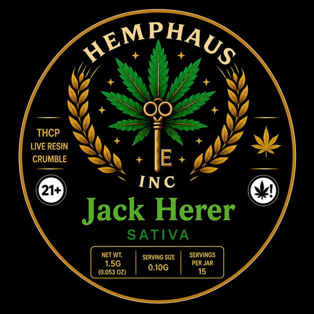 HempHaus THCP Live Resin Crumble — Jack Herer